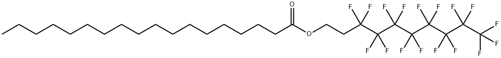Octadecanoic acid, 3,3,4,4,5,5,6,6,7,7,8,8,9,9,10,10,10-heptadecafluorodecyl ester Structural