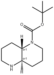 trans-1-Boc-octahydro-[1,5]naphthyridine Structural