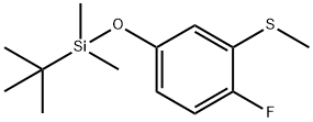 Tert-butyl(4-fluoro-3-(methylthio)phenoxy)dimethylsilane