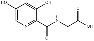 Glycine, N-[(3,5-dihydroxy-2-pyridinyl)carbonyl]- Structural