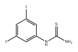 Thiourea, N-(3,5-diiodophenyl)- Structural