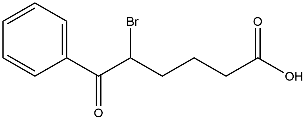 Benzenehexanoic acid, δ-bromo-ε-oxo- Structural