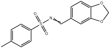 Benzenesulfonamide, N-(1,3-benzodioxol-5-ylmethylene)-4-methyl- Structural