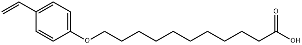 Undecanoic acid, 11-(4-ethenylphenoxy)- Structural