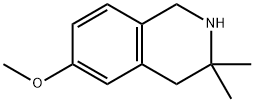 Isoquinoline, 1,2,3,4-tetrahydro-6-methoxy-3,3-dimethyl- Structural