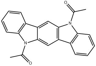 Indolo[3,2-b]carbazole, 5,11-diacetyl-5,11-dihydro- (7CI,9CI) Structural
