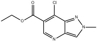 2H-Pyrazolo[4,3-b]pyridine-6-carboxylic acid, 7-chloro-2-methyl-, ethyl ester