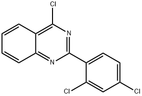 Quinazoline, 4-chloro-2-(2,4-dichlorophenyl)- Structural