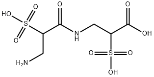 Propanoic acid, 3-[(3-amino-1-oxo-2-sulfopropyl)amino]-2-sulfo- Structural