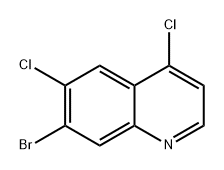 Quinoline, 7-bromo-4,6-dichloro- Structural