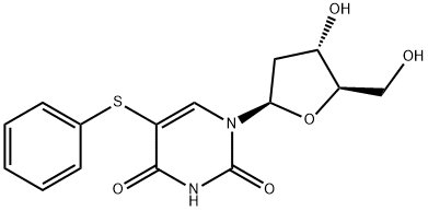 Uridine, 2'-deoxy-5-(phenylthio)- Structural