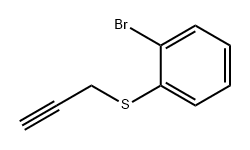 Benzene, 1-bromo-2-(2-propyn-1-ylthio)- Structural