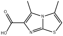 Imidazo[2,1-b]thiazole-6-carboxylic acid, 3,5-dimethyl- Structural