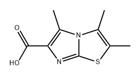 Imidazo[2,1-b]thiazole-6-carboxylic acid, 2,3,5-trimethyl- Structural