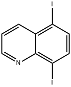 Quinoline, 5,8-diiodo- Structural