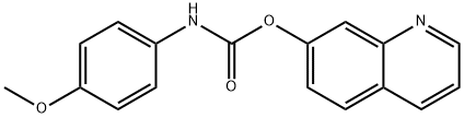 Quinolin-7-yl (4-methoxyphenyl)carbamate Structural