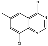 Quinazoline, 4,8-dichloro-6-iodo- Structural