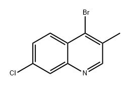 Quinoline, 4-bromo-7-chloro-3-methyl- Structural