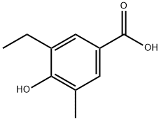 Benzoic acid, 3-ethyl-4-hydroxy-5-methyl- Structural