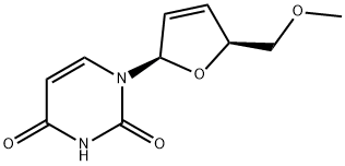 Uridine, 2',3'-didehydro-2',3'-dideoxy-5'-O-methyl- Structural