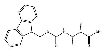 Butanoic acid, 3-[[(9H-fluoren-9-ylmethoxy)carbonyl]amino]-2-methyl-, (2S,3S)- Structural