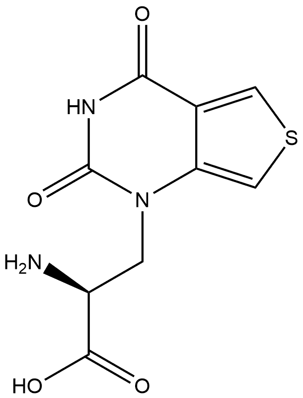 Thieno[3,4-d]pyrimidine-1(2H)-propanoic acid, α-amino-3,4-dihydro-2,4-dioxo-, (αS)- Structural