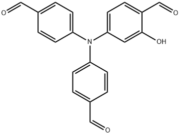 Benzaldehyde, 4-[bis(4-formylphenyl)amino]-2-hydroxy- Structural