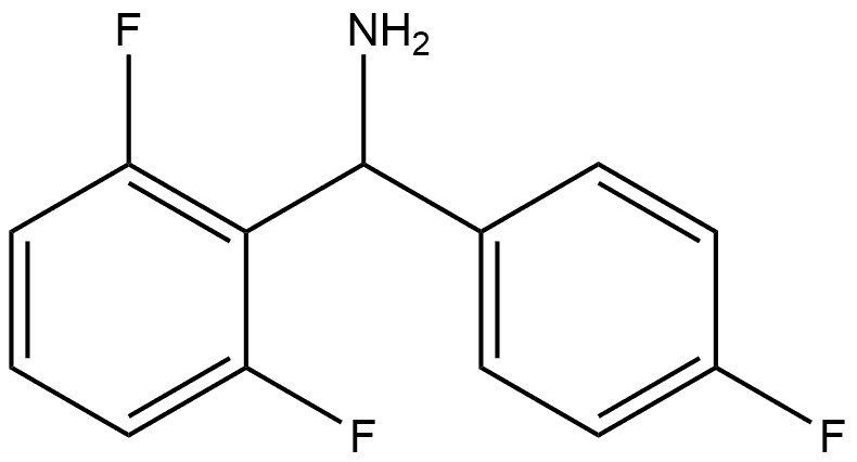 Benzenemethanamine, 2,6-difluoro-α-(4-fluorophenyl)- Structural