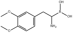 Boronic acid, [1-amino-2-(3,4-dimethoxyphenyl)ethyl]- (9CI) Structural