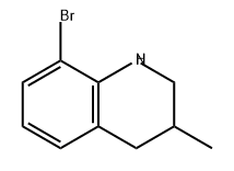 Quinoline, 8-bromo-1,2,3,4-tetrahydro-3-methyl- Structural