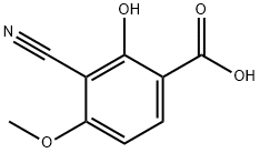 Benzoic acid, 3-cyano-2-hydroxy-4-methoxy- Structural