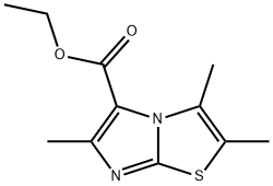 Imidazo[2,1-b]thiazole-5-carboxylic acid, 2,3,6-trimethyl-, ethyl ester Structural