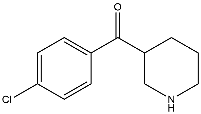 Methanone, (4-?chlorophenyl)?-?3-?piperidinyl- Structural
