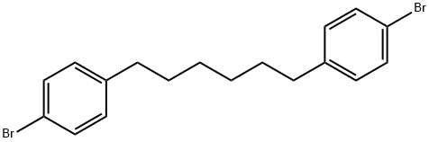Benzene, 1,1''-(1,6-hexanediyl)bis[4-bromo- Structural