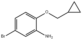 Benzenamine, 5-bromo-2-(cyclopropylmethoxy)- Structural
