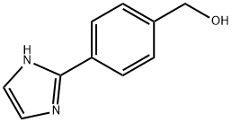 Benzenemethanol, 4-(1H-imidazol-2-yl)- Structural