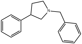 Pyrrolidine, 3-phenyl-1-(phenylmethyl)- Structural