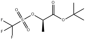 Propanoic acid, 2-[[(trifluoromethyl)sulfonyl]oxy]-, 1,1-dimethylethyl ester, (2R)- Structural