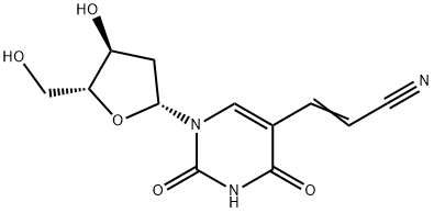 Uridine, 5-(2-cyanoethenyl)-2'-deoxy- Structural