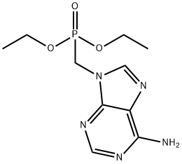 Phosphonic acid, P-[(6-amino-9H-purin-9-yl)methyl]-, diethyl ester Structural