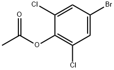Phenol, 4-bromo-2,6-dichloro-, acetate (9CI) Structural