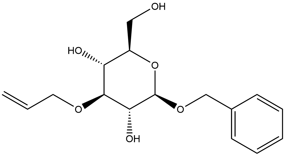Benzyl 3-O-allyl-β-D-glucopyranoside Structural