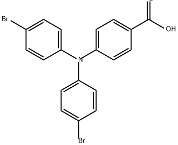 Benzoic acid, 4-[bis(4-bromophenyl)amino]- Structural