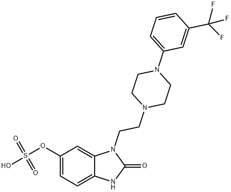Flibanserin metabolite M38 Structural