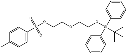 Ethanol, 2-[2-[[(1,1-dimethylethyl)diphenylsilyl]oxy]ethoxy]-, 1-(4-methylbenzenesulfonate) Structural