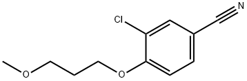 Benzonitrile, 3-chloro-4-(3-methoxypropoxy)- Structural