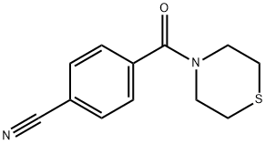 Benzonitrile, 4-(4-thiomorpholinylcarbonyl)- Structural