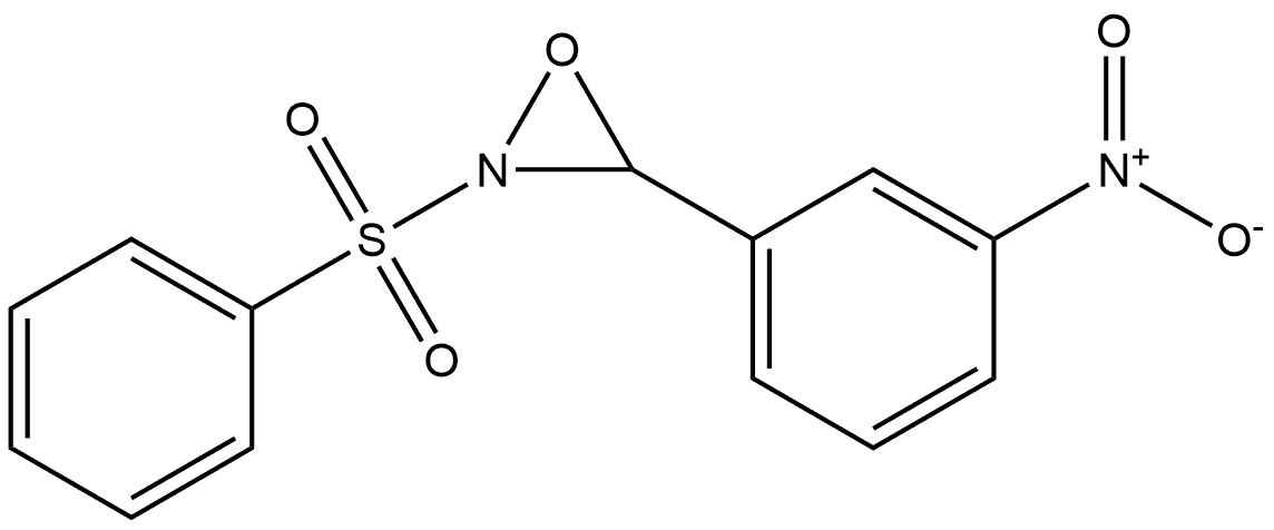 Oxaziridine, 3-(3-nitrophenyl)-2-(phenylsulfonyl)- Structural