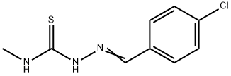 Hydrazinecarbothioamide, 2-[(4-chlorophenyl)methylene]-N-methyl- Structural