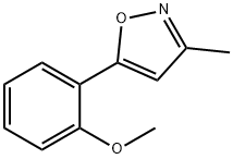 Isoxazole, 5-(2-methoxyphenyl)-3-methyl- Structural